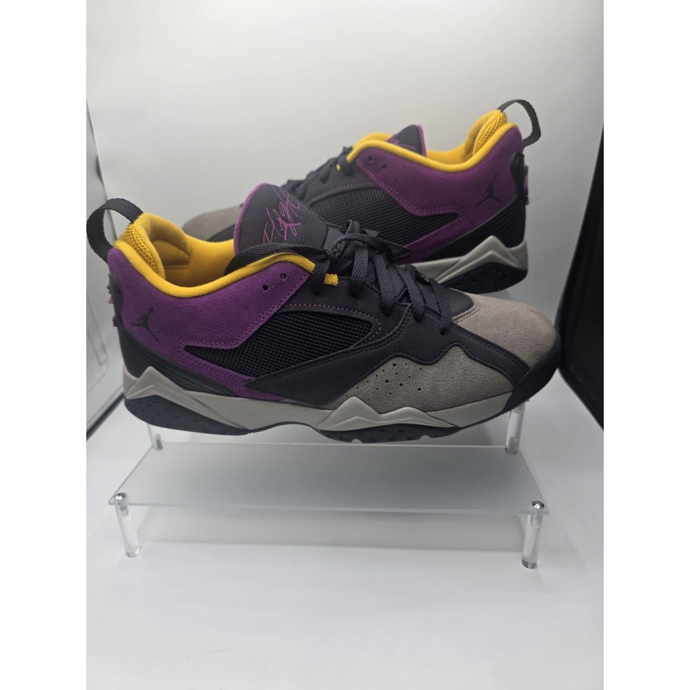 Jordan MVP 92 OilGrey Viotech Men's LowTop Lace-Up Suede SneakersHQ3950-005 Sz12